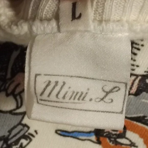 GERMAN Novelty/Souvenir Sweatshirt, L, White, Last one turn off the lights, 1989 - Picture 12 of 14